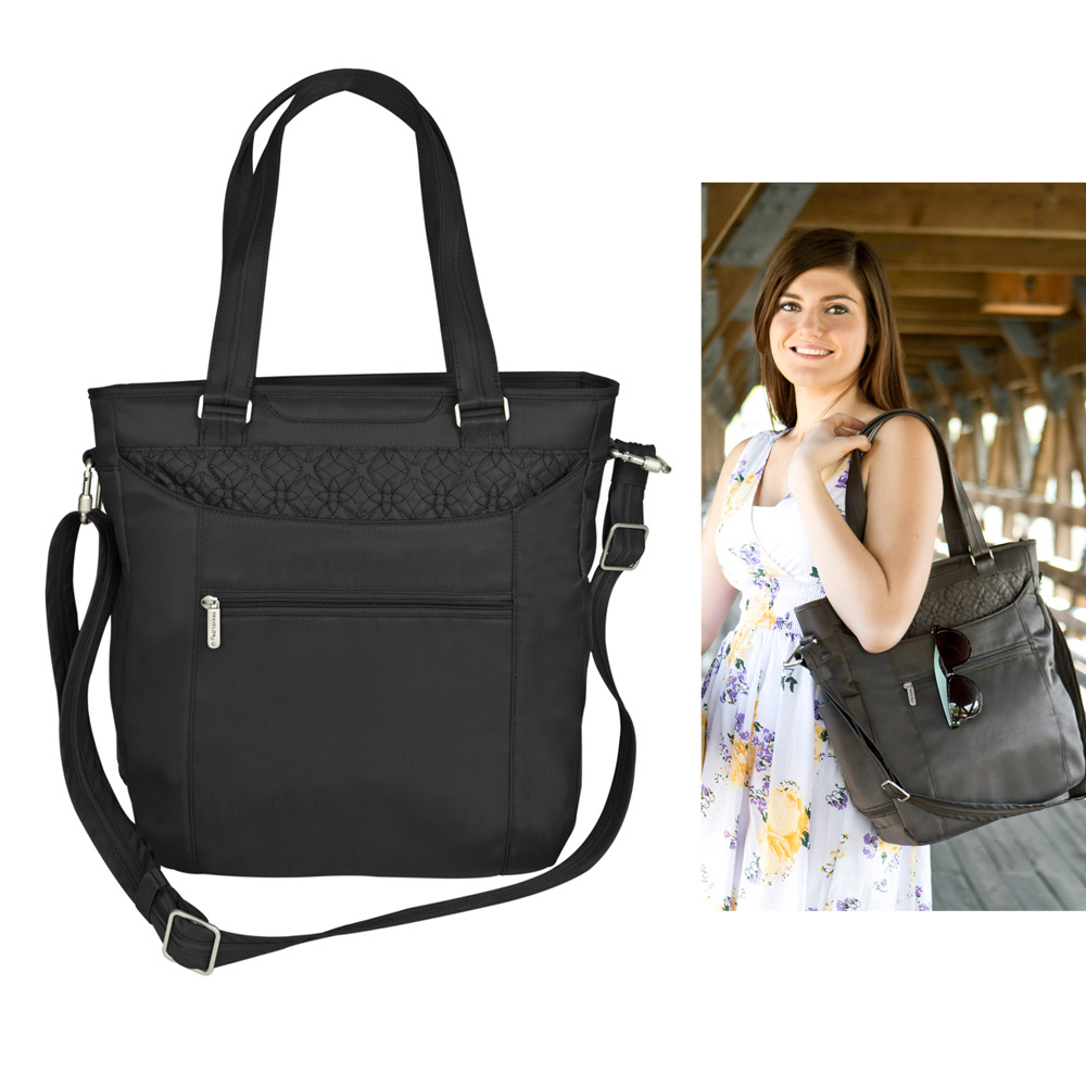 Travel Safe Handbags. Be Safe Bags Anti-Theft RFID Slim Profile Crossbody Messenger U-Shape ...